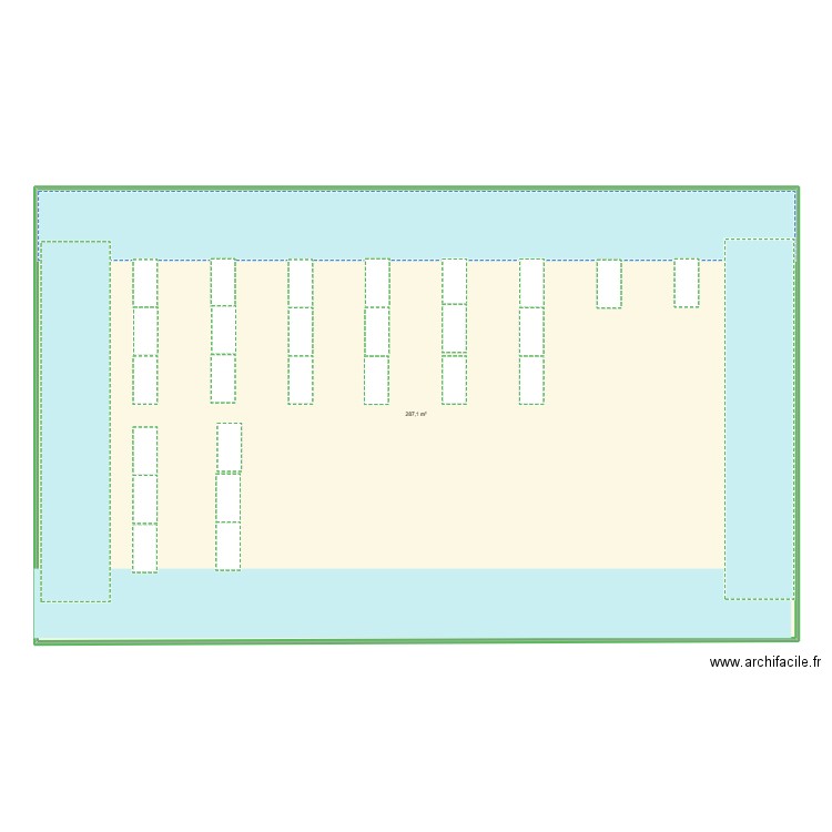 salle à manger saint Julien. Plan de 1 pièce et 287 m2