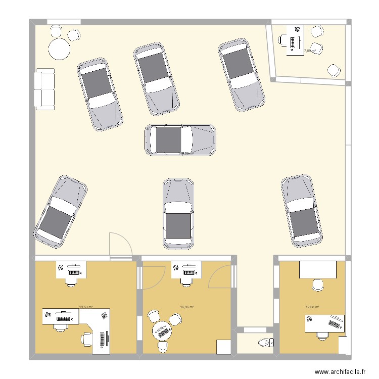 plan concession. Plan de 5 pièces et 202 m2