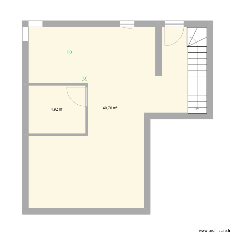 Villejuif. Plan de 2 pièces et 46 m2