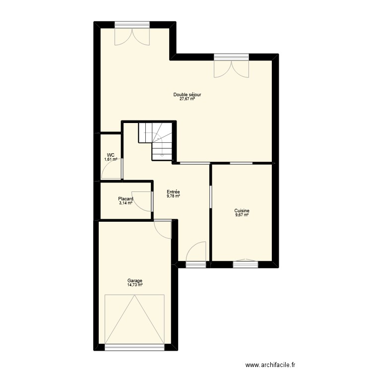 GUENDE roquefeuille t5. Plan de 20 pièces et 132 m2