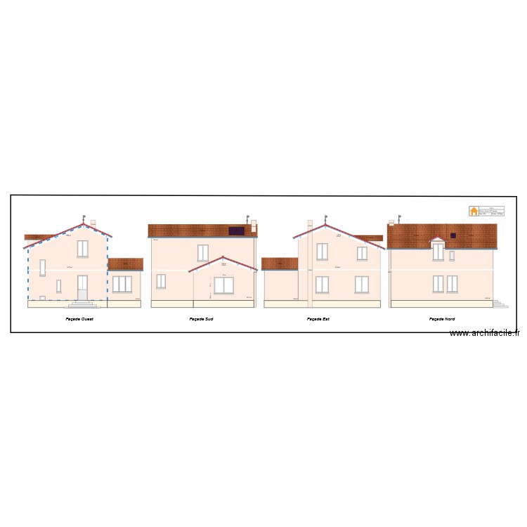 EDL simple :-) - Toutes façades. Plan de 0 pièce et 0 m2