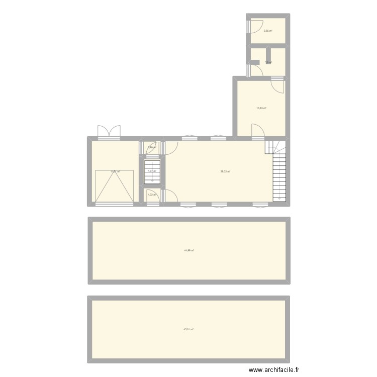 Dream Project. Plan de 10 pièces et 153 m2