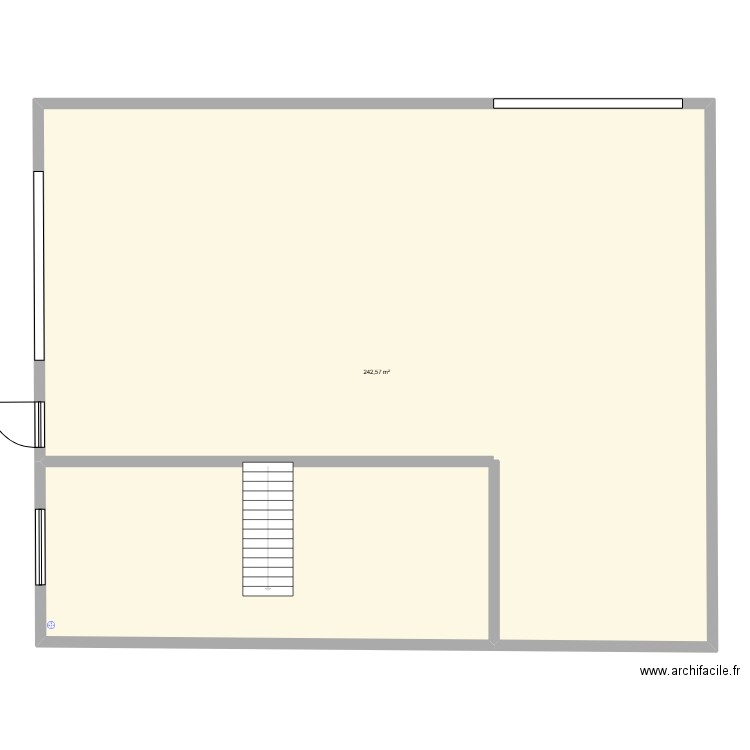 CORBIN CHARLIE. Plan de 1 pièce et 243 m2