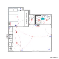 Appartement jardin plan elec