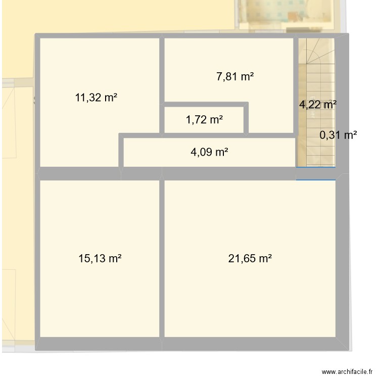 Maison de Naomi. Plan de 20 pièces et 204 m2