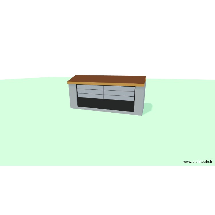 111 victor hugo. Plan de 1 pièce et 12 m2