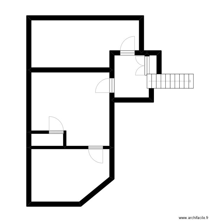 bpaura val. Plan de 4 pièces et 44 m2