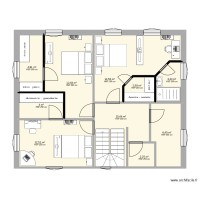 plan etage maison projet 1