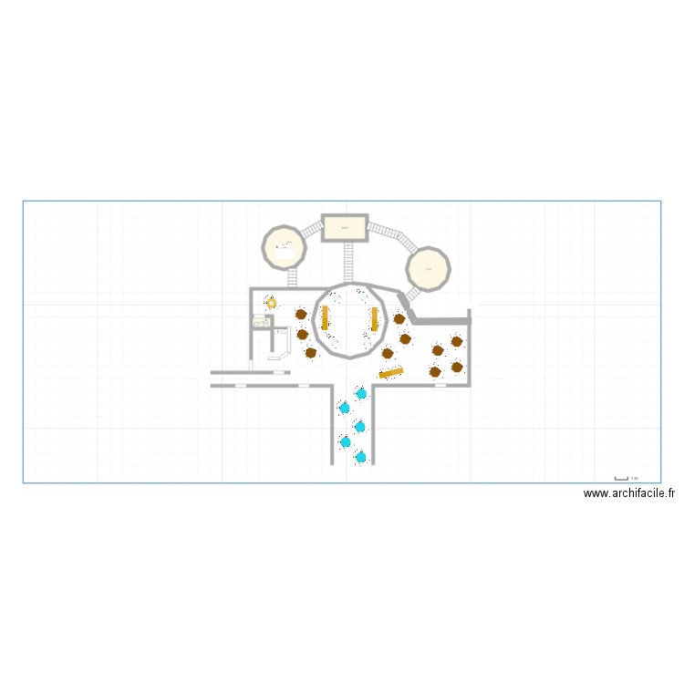 plan de table 1. Plan de 0 pièce et 0 m2