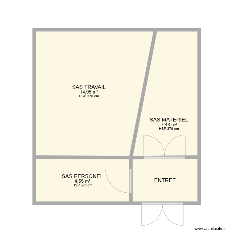 SE5. Plan de 4 pièces et 30 m2