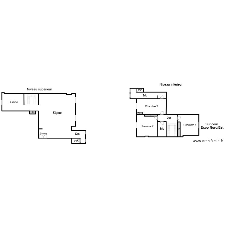 BONNEFOY. Plan de 13 pièces et 1127 m2