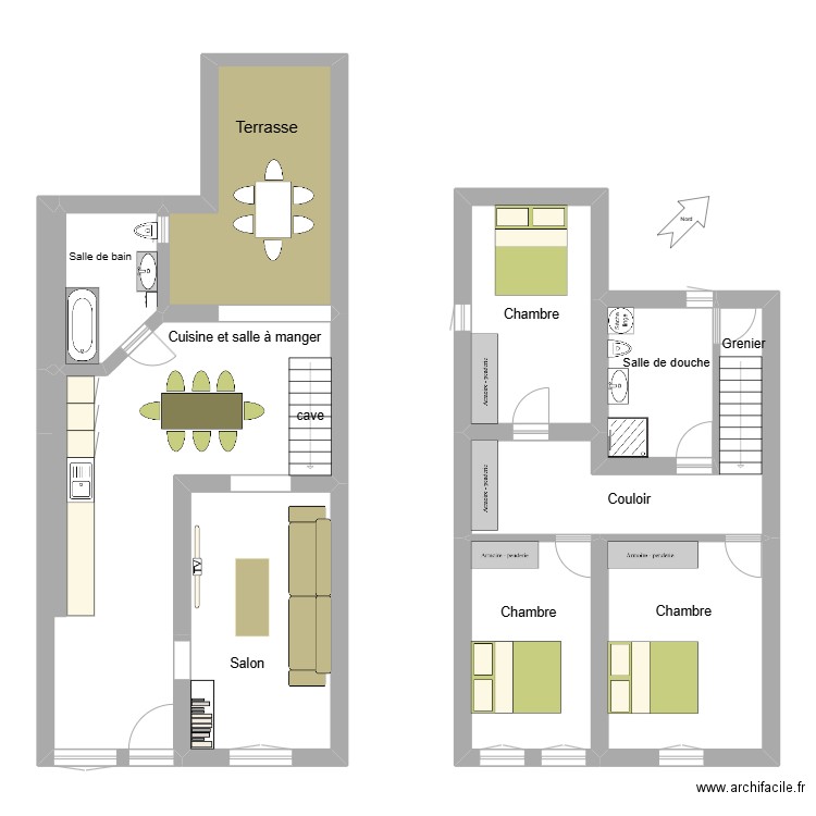 thieu plans. Plan de 10 pièces et 136 m2