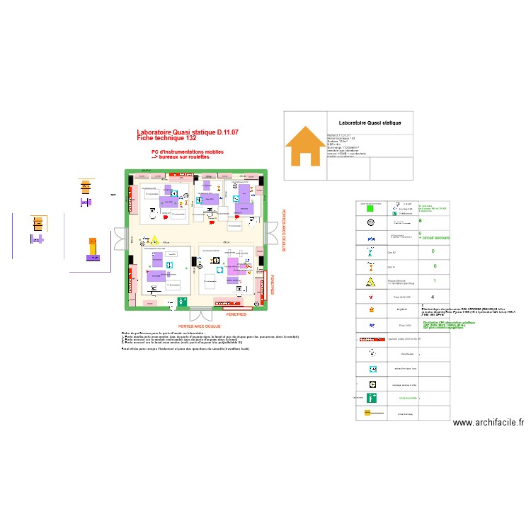 Fiche132_Quasi statique V5. Plan de 1 pièce et 122 m2