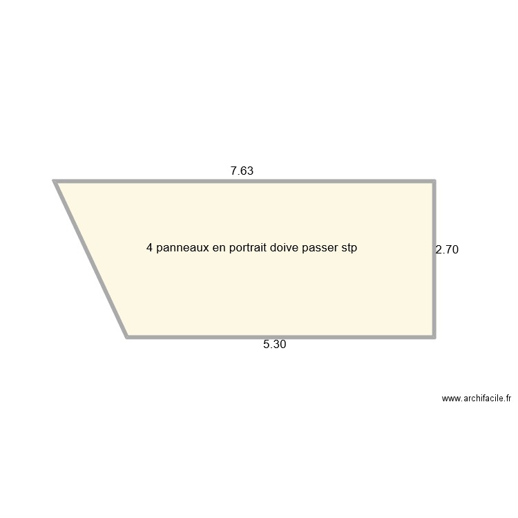 PARRAULT SEBASTIEN . Plan de 1 pièce et 18 m2