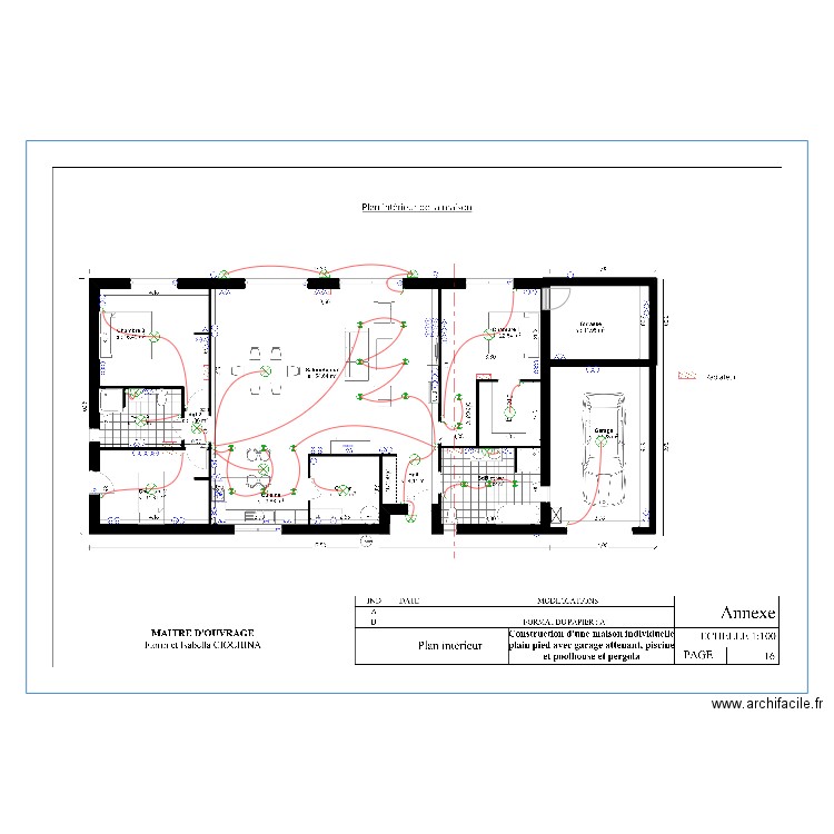 CIOCHINA . Plan de 0 pièce et 0 m2