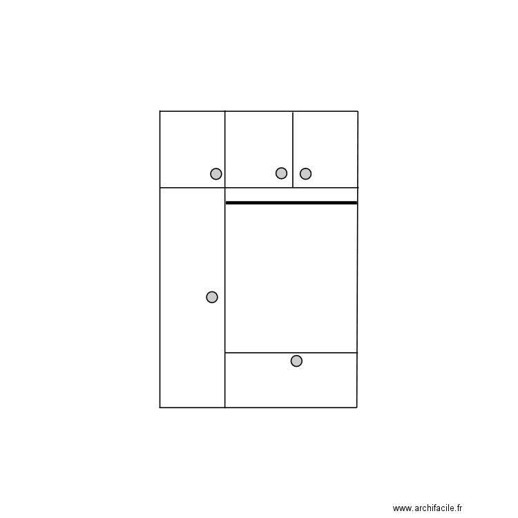 Vestiaire. Plan de 0 pièce et 0 m2