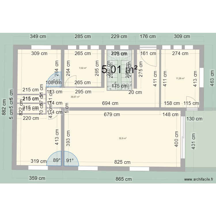 Maison Cruseilles. Plan de 15 pièces et 328 m2