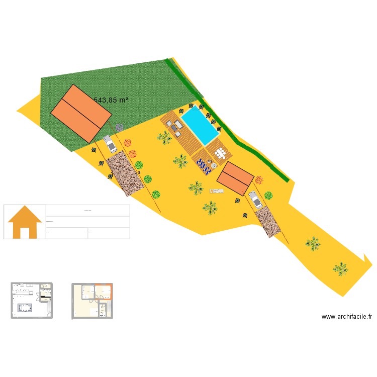 maison 12. Plan de 7 pièces et 110 m2