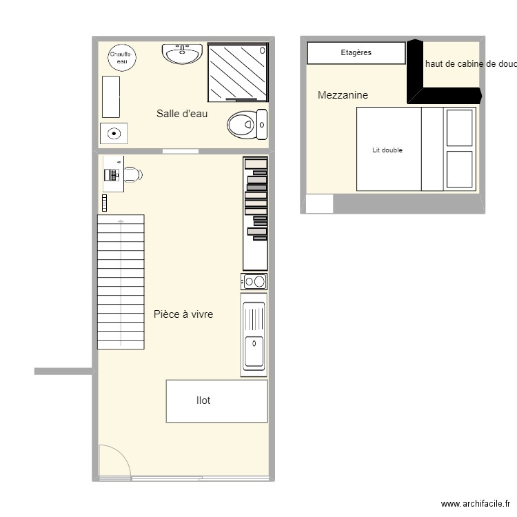 Ramonville st agne. Plan de 4 pièces et 82 m2