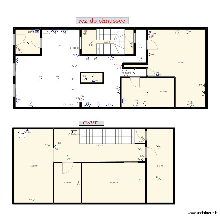 danilo rdc . Plan de 0 pièce et 0 m2