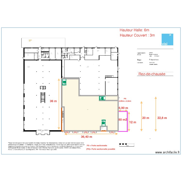 anciennement Miauton Sortie de secoure. Plan de 1 pièce et 970 m2