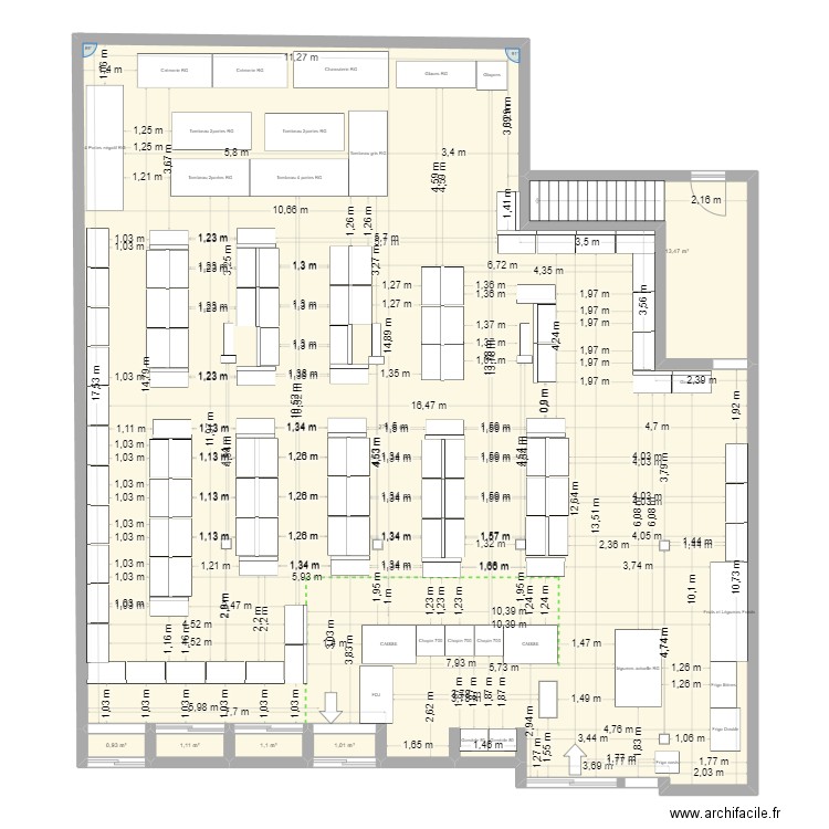 LSRG Caisse centrale Disposition finale 2. Plan de 6 pièces et 291 m2