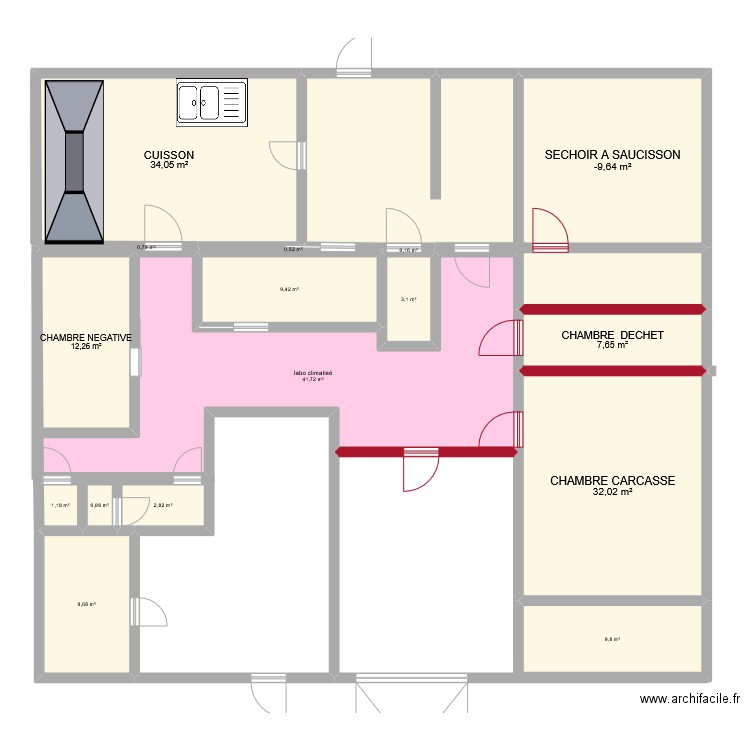 TURBINNE A SAVEUR. Plan de 16 pièces et 190 m2