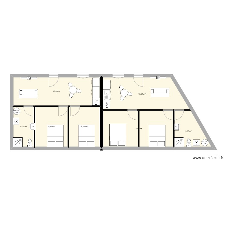 Matthieu Fablet 1. Plan de 7 pièces et 87 m2