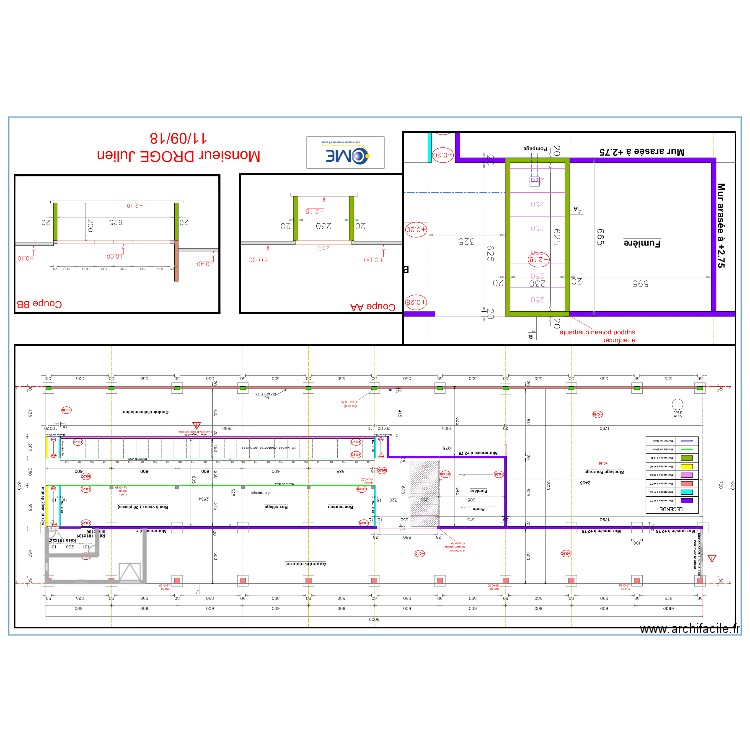 plan labo/magasin. Plan de 0 pièce et 0 m2