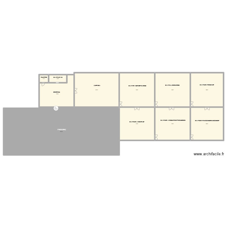 Musée. Plan de 11 pièces et 1178 m2