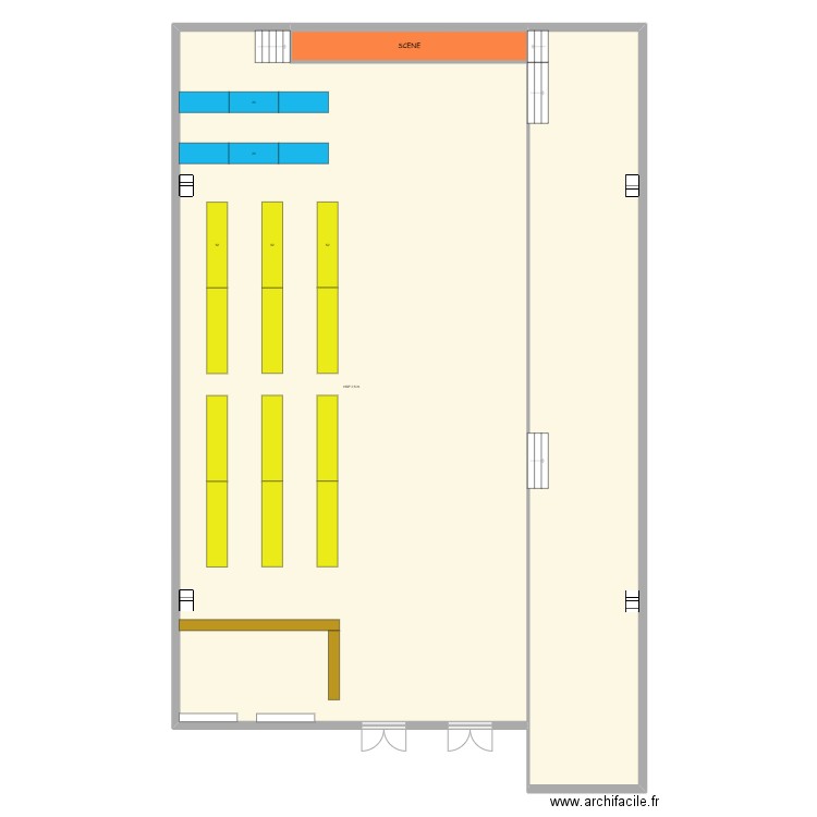 PRONO. Plan de 3 pièces et 423 m2