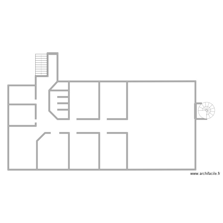 Les Elfes. Plan de 3 pièces et 230 m2