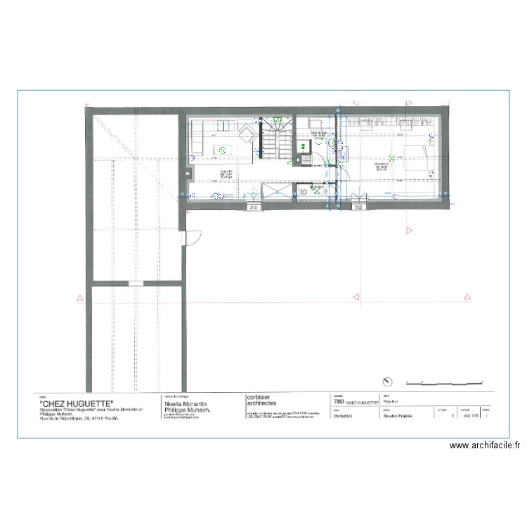 M Morantin étage. Plan de 0 pièce et 0 m2