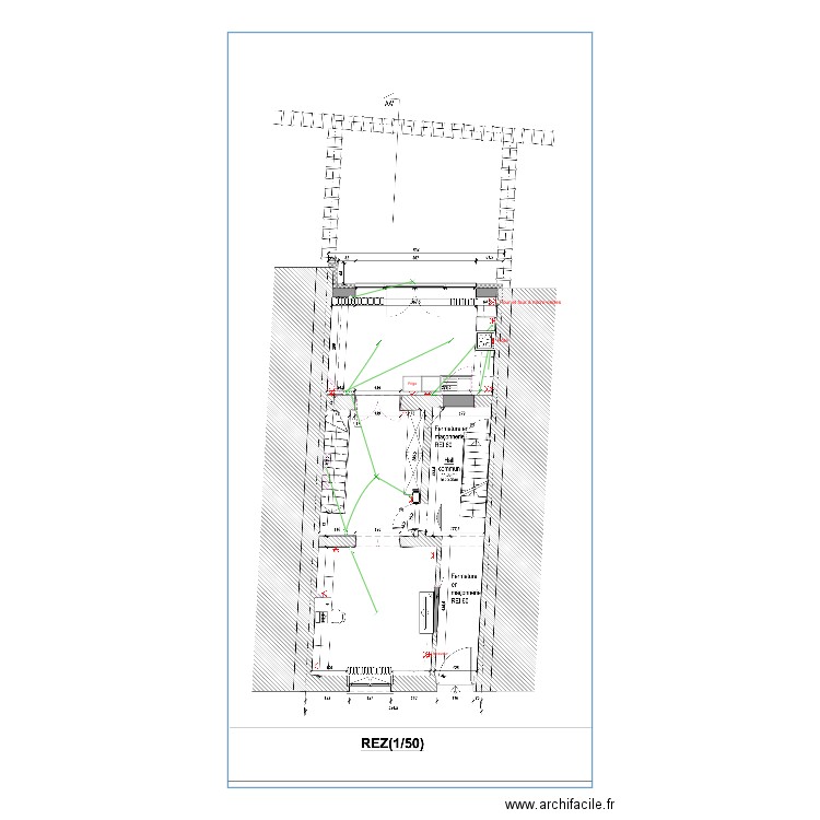 plan éléctrique_rez. Plan de 0 pièce et 0 m2