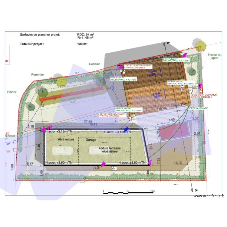 CAMERA EXT + LUMIERE SECURTIE. Plan de 0 pièce et 0 m2