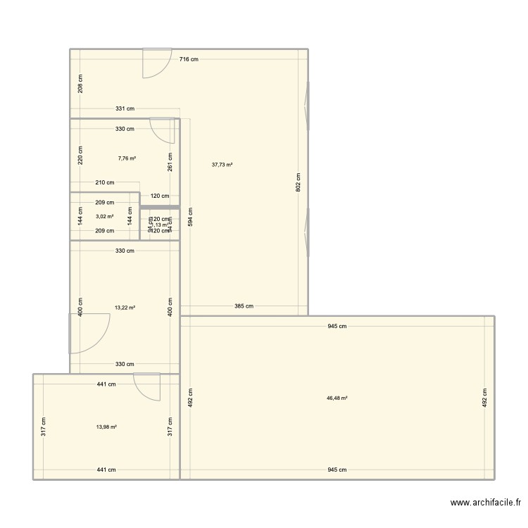 Reserve 19. Plan de 7 pièces et 123 m2