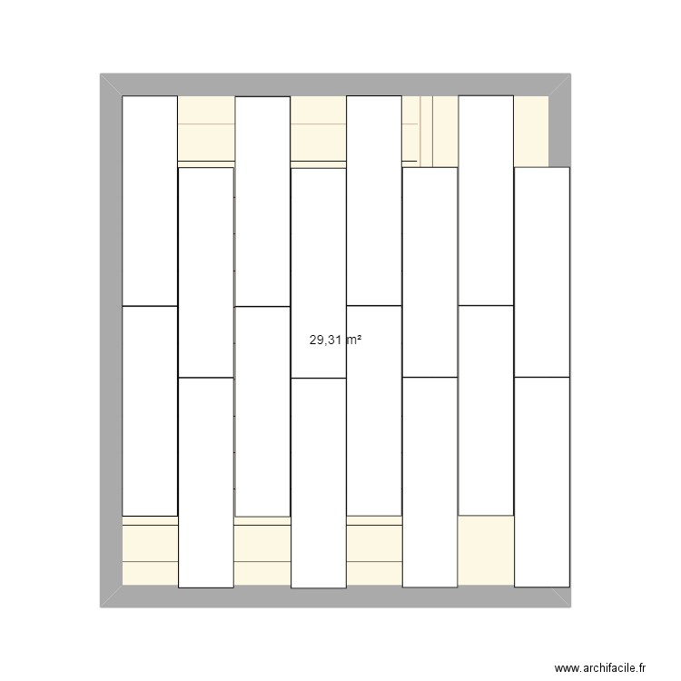 youyou2. Plan de 1 pièce et 29 m2