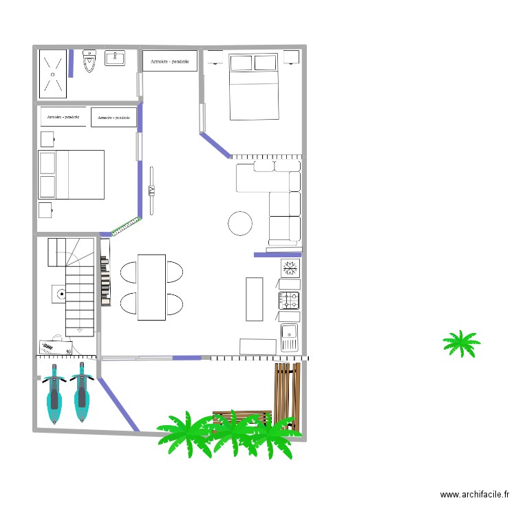 KODOK salon. Plan de 0 pièce et 0 m2