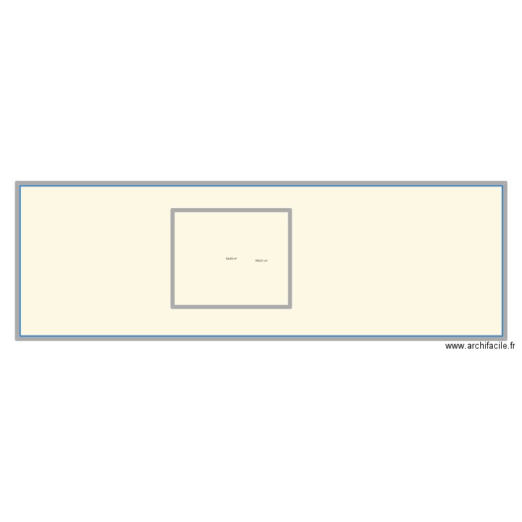 BATIMENT GRAIN. Plan de 2 pièces et 266 m2