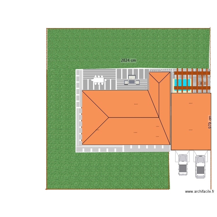 fabrice chapoul. Plan de 7 pièces et 185 m2