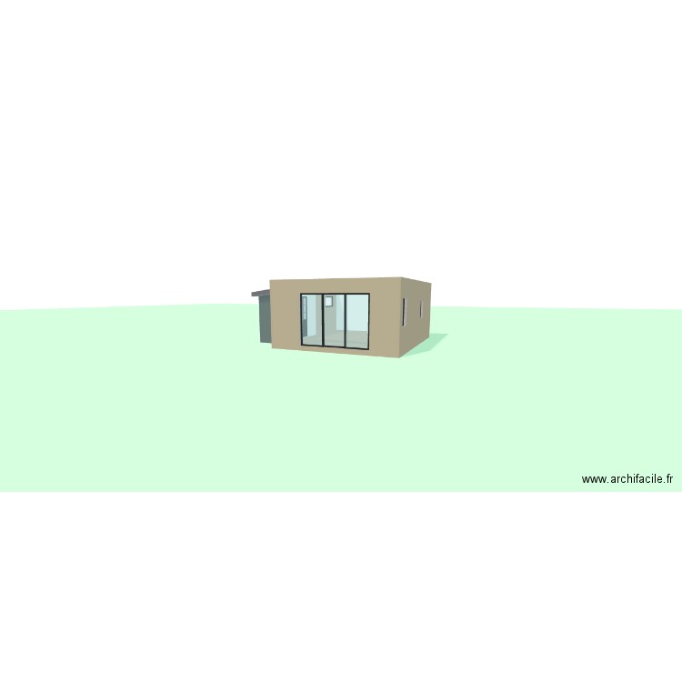 Casa V2. Plan de 8 pièces et 68 m2