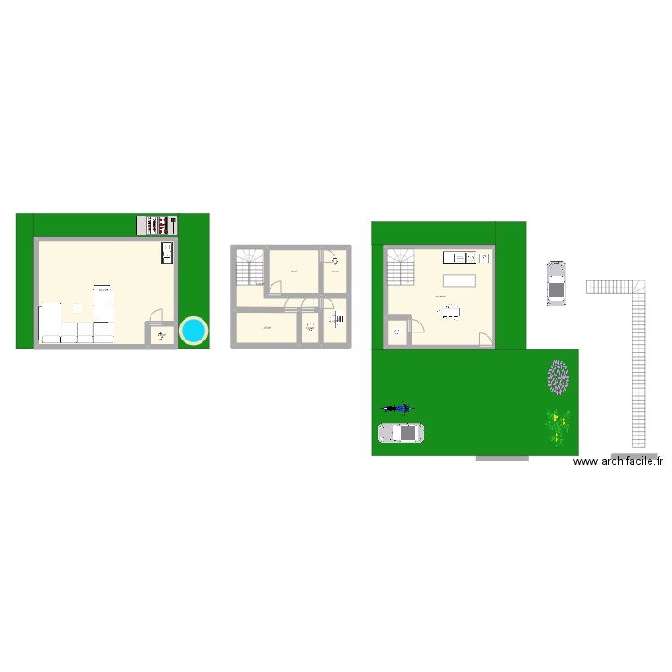 rionegro. Plan de 9 pièces et 133 m2