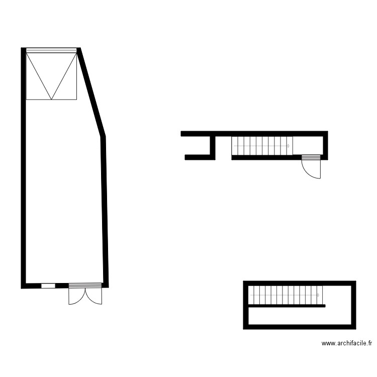 ZEHNACKER. Plan de 3 pièces et 40 m2