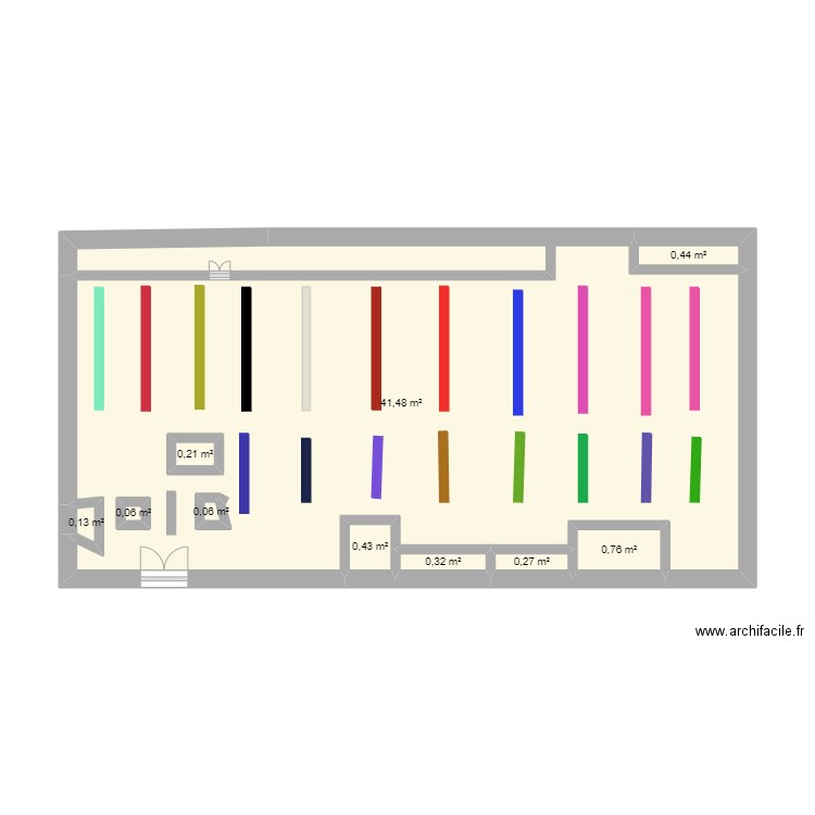 adrien. Plan de 10 pièces et 45 m2