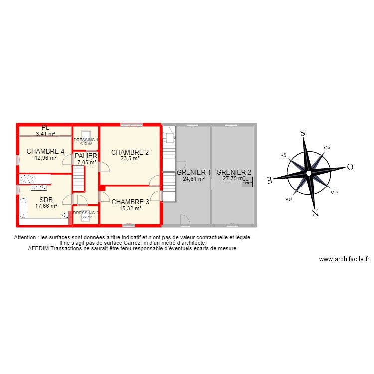 BI 21770. Plan de 35 pièces et 457 m2