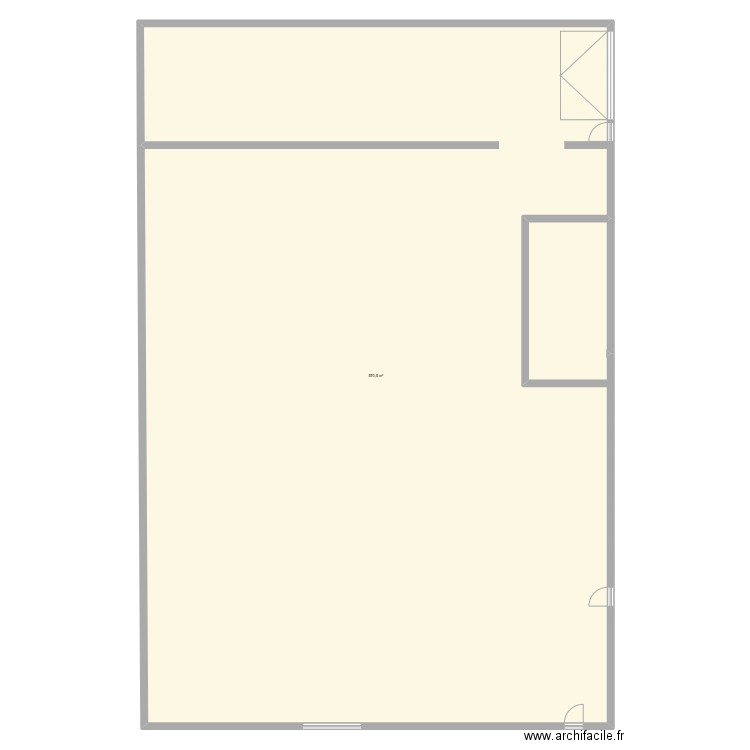 Henry SA. Plan de 1 pièce et 571 m2