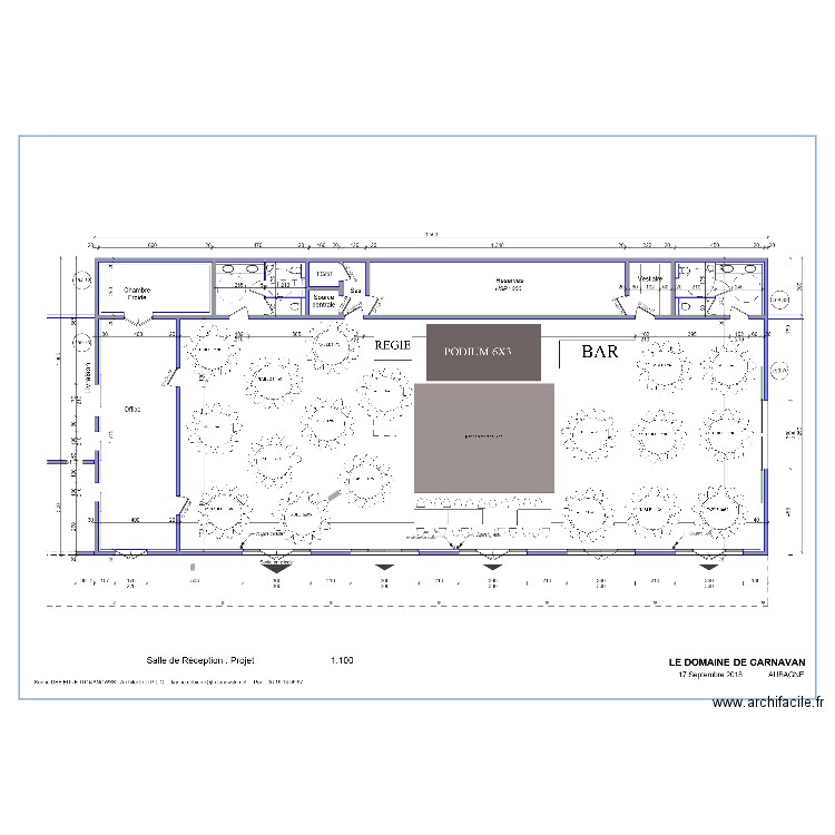 DOMAINE DE CARNAVAN ok. Plan de 0 pièce et 0 m2