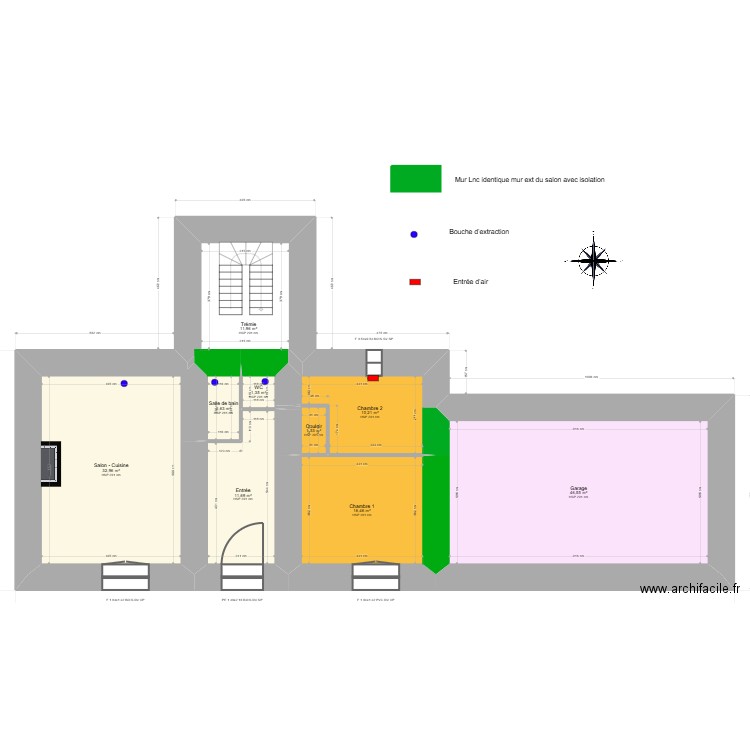 ML24017961. Plan de 9 pièces et 135 m2