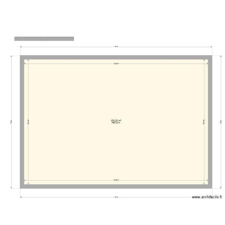 AOUANA_01. Plan de 1 pièce et 106 m2