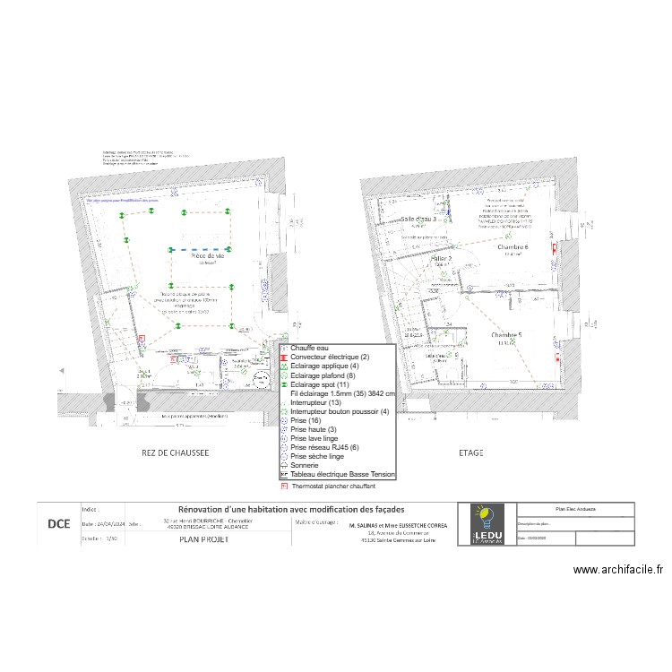 Plan Elec Andueza. Plan de 0 pièce et 0 m2